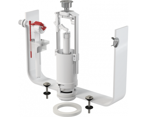 Выпускной комплект со стоп кнопкой А15 1/2", боковой Alcaplast SA2000 SA2000-1/2"