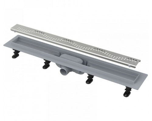 Водоотводящий желоб APZ8 Simple 950 мм с порогами для перфорированной решетки Alcaplast APZ8-950M