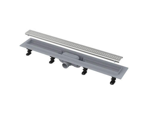 Водоотводящий желоб APZ9 Simple 850 мм с порогами для перфорированной решетки Alcaplast APZ9-850M