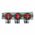 Коллектор Far (FK 3822 134) 1 ВР(г) х 3 выхода 3/4 НР(ш) ЕК х 1 НР(ш) регулируeмый FK 3822 134