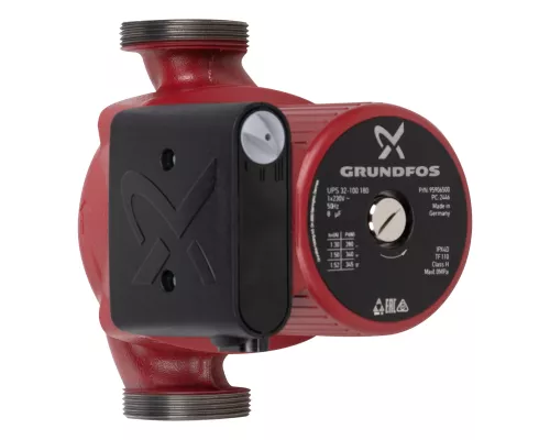 Циркуляционный насос Grundfos UPS 32-100 180, G 2″, 230 В, 95906500 (Грундфос)
