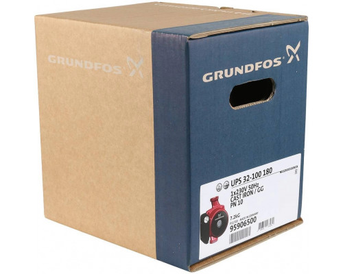 Циркуляционный насос Grundfos UPS 32-100 180, G 2″, 230 В, 95906500 (Грундфос)