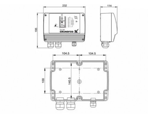Блок управления Grundfos CU 301 / CU 301 Control Unit — 96436753 (Грундфос)