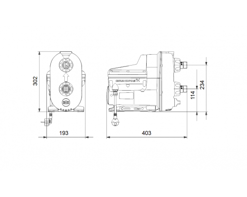 Насосная установка SCALA2 3-45 Grundfos самовсасывающая 99027073