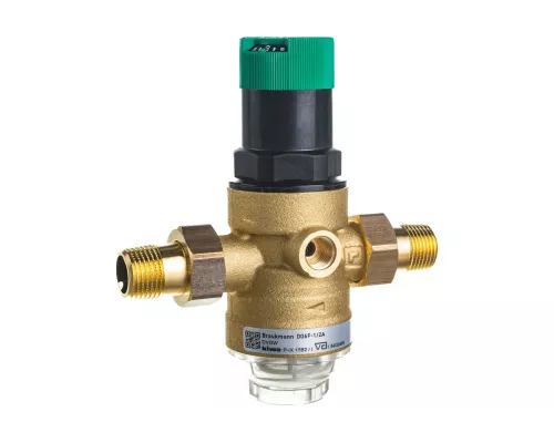 Клапан понижения давления Honeywell-Braukmann Resideo на холодную воду, диапазон регулировки 1.5-6 атм D06F-1/2A