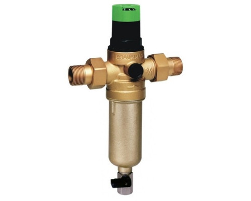 Фильтр тонкой очистки промывной с редуктором FK06 1/2" ААМ Honeywell-Braukmann Resideo  FK06-1/2ААМ