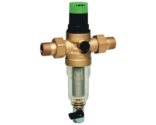 Фильтр тонкой очистки промывной с редуктором FK06 3/4" АА Honeywell-Braukmann Resideo  FK06-3/4AA