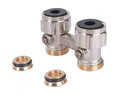 Узел нижнего подключения радиатора 3/4" НР x 3/4" НГ, прямой Multiflex F Oventrop 1015813