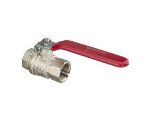 Кран шаровый 1 1/2" ВВ маховик из алюминия Optibal Oventrop 1076012