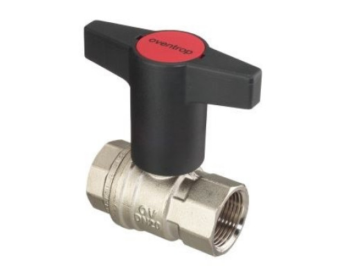 Кран шаровый 3/4" ВВ маховик пластмассовый Optibal Oventrop 1077106