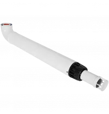 Комплект дымохода ROMMER антилед 60/100 - 1000 мм хомут в комплекте RCA-6010-211000