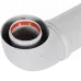 Комплект коаксиального дымохода ROMMER АНТИЛЕД 60/100, L1000, с хомутом, RCA-6010-211000
