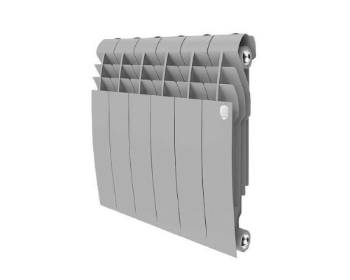 Радиатор Royal Thermo 350 х 6 секций BiLiner Silver Satin биметаллический секционный RTBSS350/6