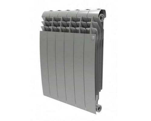 Радиатор алюминиевый секционный Royal Thermo Biliner Alum Silver Satin 500 х 4 секции RTBASS500/4