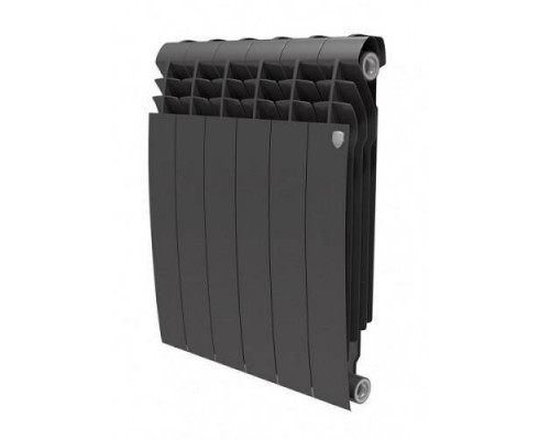 Радиатор алюминиевый секционный Royal Thermo Biliner Alum Noir Sable 500 х 4 секции RTBANS500/4