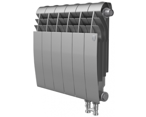 Радиатор Royal Thermo 500 х 8 секций BiLiner Silver Satin VD биметаллический секционный RTBSSV500/8