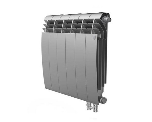 Радиатор Royal Thermo 350 х 6 секций BiLiner Silver Satin VD биметаллический секционный RTBSSV350/6