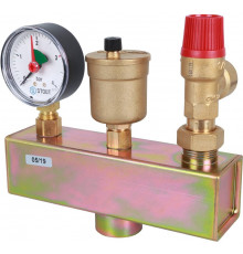 Группа безопасности котла компактная до 50 кВт Stout SVS-0004-025025