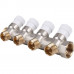 Коллектор Stout (SMB 6851 341204) 3/4 ВР(г) х 4 выхода 1/2 НР(ш) х 3/4 НР(ш) регулируeмый SMB 6851 341204