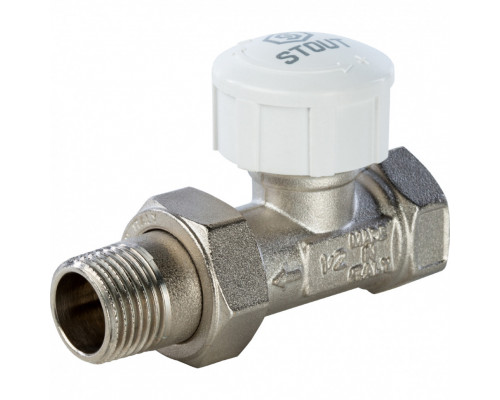 Клапан термостатический, прямой 1/2" Stout SVT-0001-000015