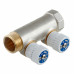 Коллектор Stout (SMB 6851 341202) 3/4 ВР(г) х 2 выхода 1/2 НР(ш) х 3/4 НР(ш) регулируeмый SMB 6851 341202