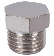 Заглушка никелированная Stout НР 1/4 SFT-0025-000014