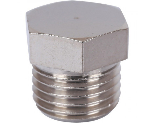 Заглушка никелированная Stout НР 1/4 SFT-0025-000014