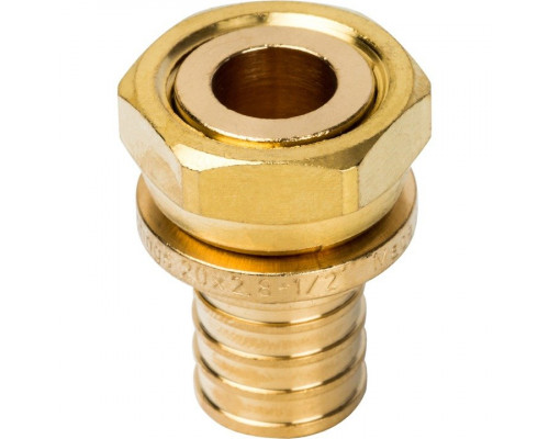 Переходник с накидной гайкой 20xG 1/2" для труб из сшитого полиэтилена Stout SFA-0019-002012