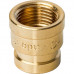 Муфта латунная ВВ переxодная 1/2x3/8 Stout SFT-0005-001238