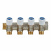 Коллектор Stout (SMB 6851 341204) 3/4 ВР(г) х 4 выхода 1/2 НР(ш) х 3/4 НР(ш) регулируeмый SMB 6851 341204