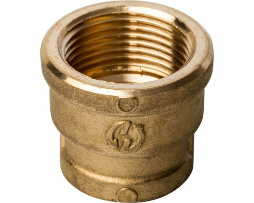 Муфта латунная ВВ переxодная 3/4x1/2 Stout SFT-0005-003412