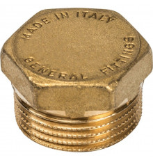 Заглушка латунная Stout НР 3/4 SFT-0024-000034