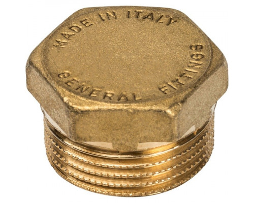 Заглушка латунная Stout НР 3/4 SFT-0024-000034