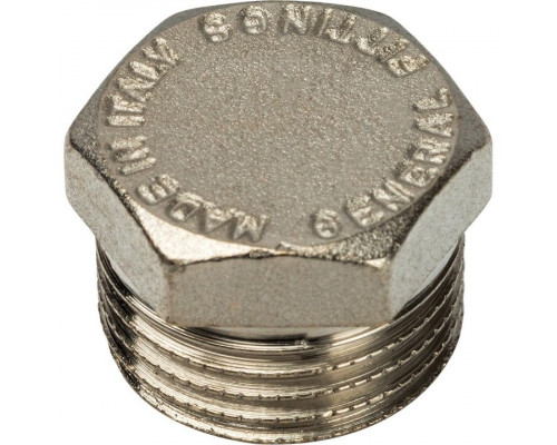 Заглушка никелированная Stout НР 1/2 SFT-0025-000012