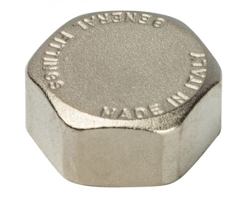 Заглушка никелированная Stout ВР 3/4 SFT-0027-000034