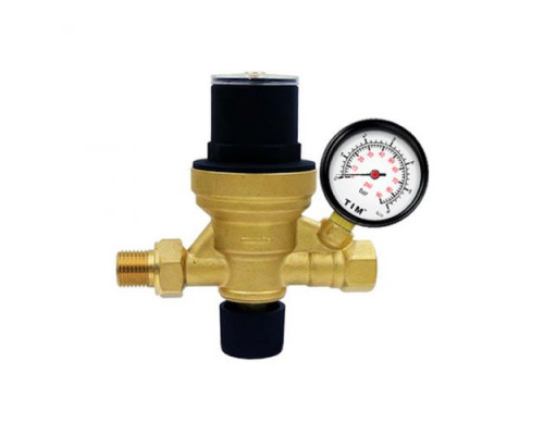Клапан автоматической подпитки с манометром TIM 1/2" AF0206A