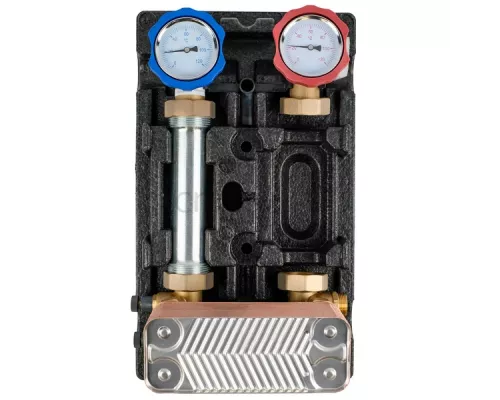 Насосная группа Zeissler NG-UT-0130 прямая с теплообменником 30 пластин без насоса 1"