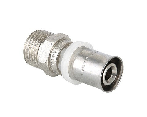 Пресс-муфта с наружной резьбой 20х3/4" Valtec VTm.201.N.002005