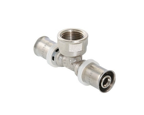 Тройник пресс с внутренней резьбой 20х1/2"х20 Valtec VTm.232.N.200420