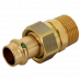 Муфта разъемная пресс-Н 15 х 3/4", бронза Sanpress Viega 140878