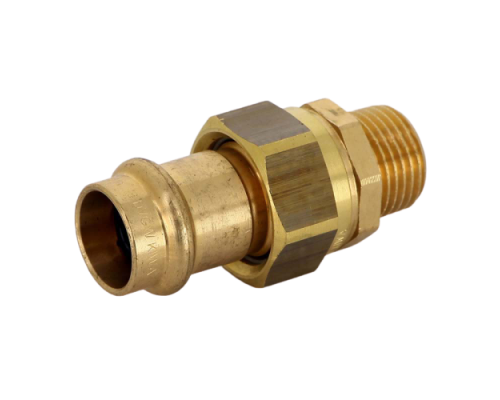 Муфта разъемная пресс-Н 18 х 1/2", бронза Sanpress Viega 283360