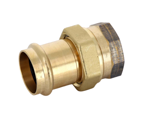 Муфта разъемная пресс-В 42 х 1 1/2", бронза Sanpress Viega 141745