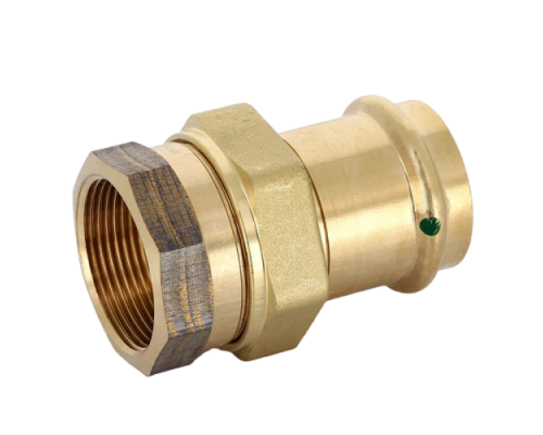 Муфта разъемная пресс-В 42 х 1 1/2", бронза Sanpress Viega 141745