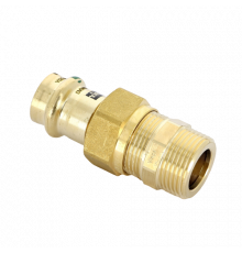 Муфта разъемная пресс-Н 18 х 3/4", бронза Sanpress Viega 283377