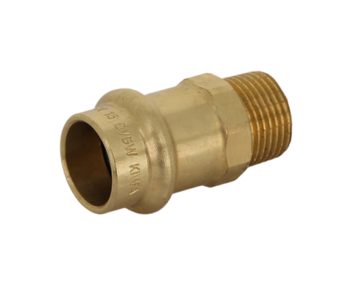 Муфта пресс-Н 15 х 3/8", бронза Sanpress Viega 297985