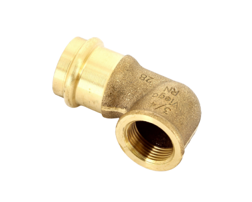 Угол пресс-В 28 х 3/4", бронза Sanpress Viega 446611