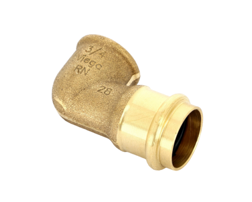 Угол пресс-В 28 х 3/4", бронза Sanpress Viega 446611