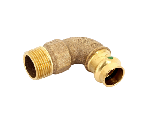 Угол пресс-Н 18 х 3/4", бронза Sanpress Viega 314354