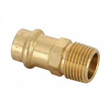 Муфта пресс-Н 15 х 1/2", бронза Sanpress Viega 105044