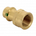 Муфта пресс-В 12 х1/2", бронза Sanpress Viega 291068